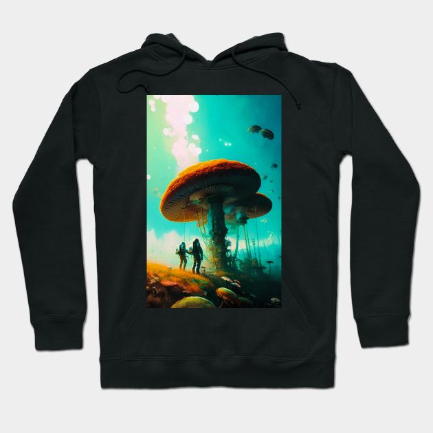 Abstract Another World Explorers Hoodie by Voodoo Production